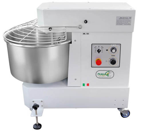 מלוש ספירלי מקצועי 50 ליטר - דגם IM50/10V HH - תמונה ממוזערת 2