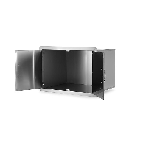 2 דלתות מנירוסטה 304 + תא אחסון - ADD30+DSH30 - תמונה ממוזערת 3